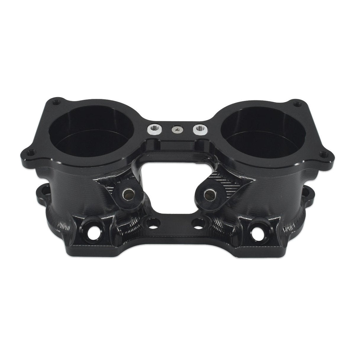 IAG Performance 06 - 14 WRX / 07 - 21 STI / 07 - 12 LGT / 09 - 13 FXT V3 Black Top Feed TGV Housings with Butterfly Pass Thru | IAG - AFD - 3050BK - JDMuscleTGV DeletesIAG-AFD-3050BK