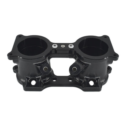 IAG Performance 06 - 14 WRX / 07 - 21 STI / 07 - 12 LGT / 09 - 13 FXT V3 Black Top Feed TGV Housings with Butterfly Pass Thru | IAG - AFD - 3050BK - JDMuscleTGV DeletesIAG-AFD-3050BK