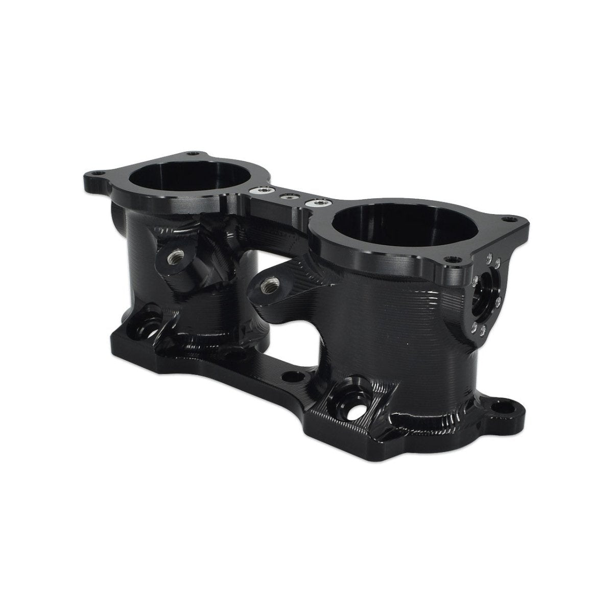 IAG Performance 06 - 14 WRX / 07 - 21 STI / 07 - 12 LGT / 09 - 13 FXT V3 Black Top Feed TGV Housings with Butterfly Pass Thru | IAG - AFD - 3050BK - JDMuscleTGV DeletesIAG-AFD-3050BK
