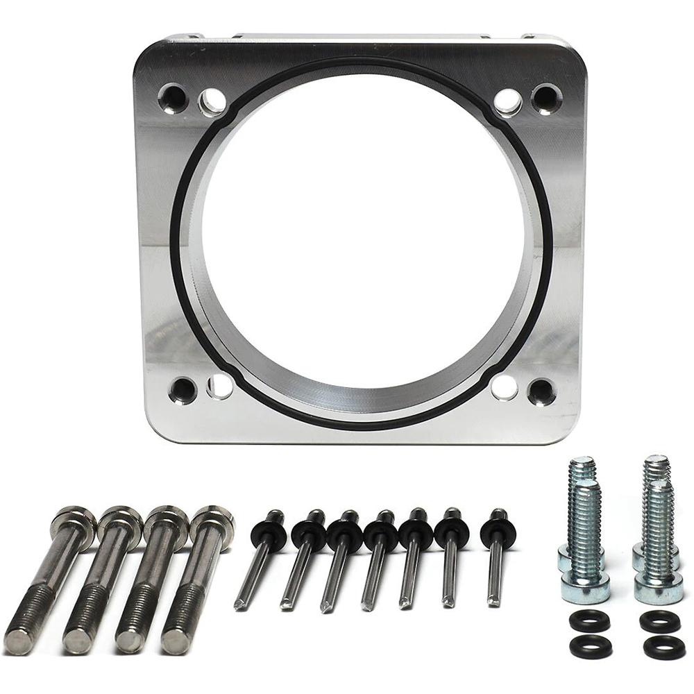 IAG Performance 76mm Throttle Body Adapter for Multiple Subaru Fitments | IAG - AFD - 21BK/SL - JDMuscleThrottle Bodies & AccessoriesIAG-AFD-2021SLSilverProcess West Intake Systems
