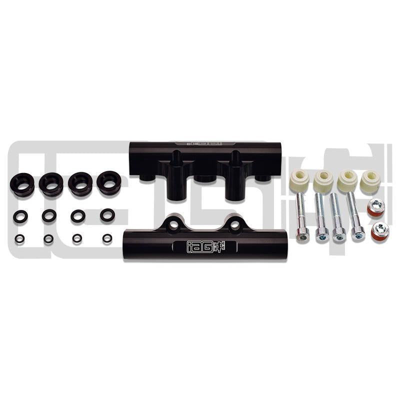 IAG Side to Top Feed Fuel Rail Conversion Kit for 04-06 Subaru STI / 05-07 LGT / 04-05 FXT | IAG-AFD-2132BK