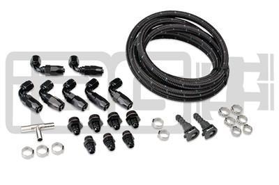 IAG Braided Fuel Line & Fitting Kit - IAG Top Feed FR for Subaru Multiple Fitments | IAG-AFD-2202