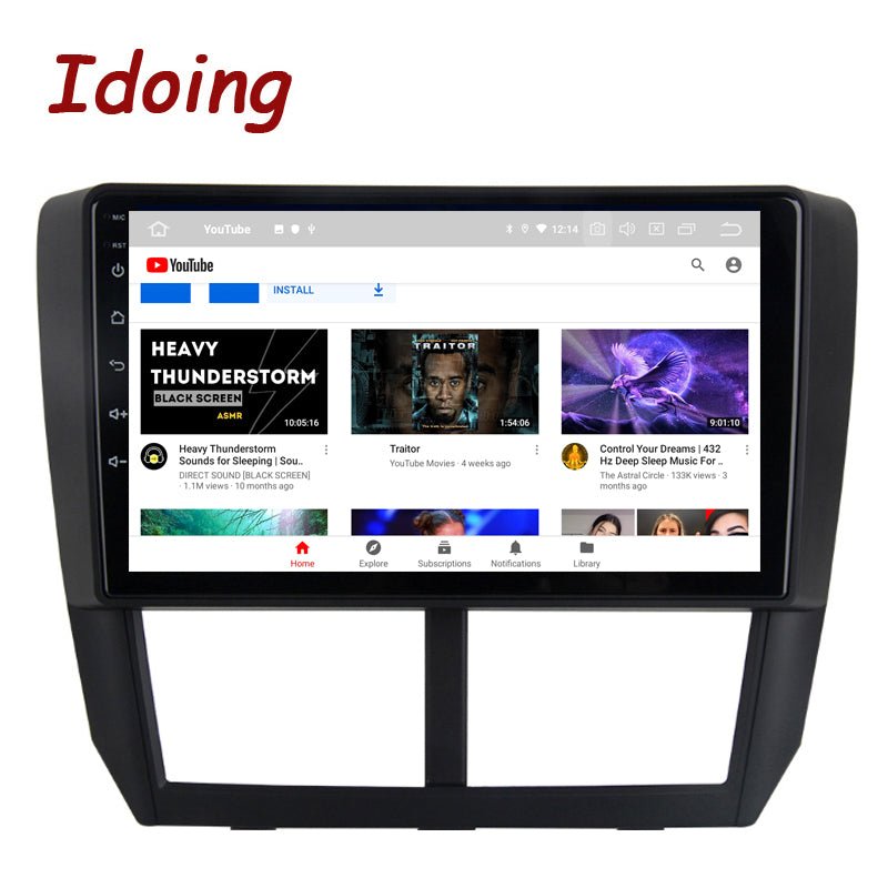 Idoing [08-14 WRX/STI/XV/Forester] Head Unit - Wireless Apple CarPlay & Android Auto - JDMuscleHead UnitsIDOING_WRXFOR0814Base