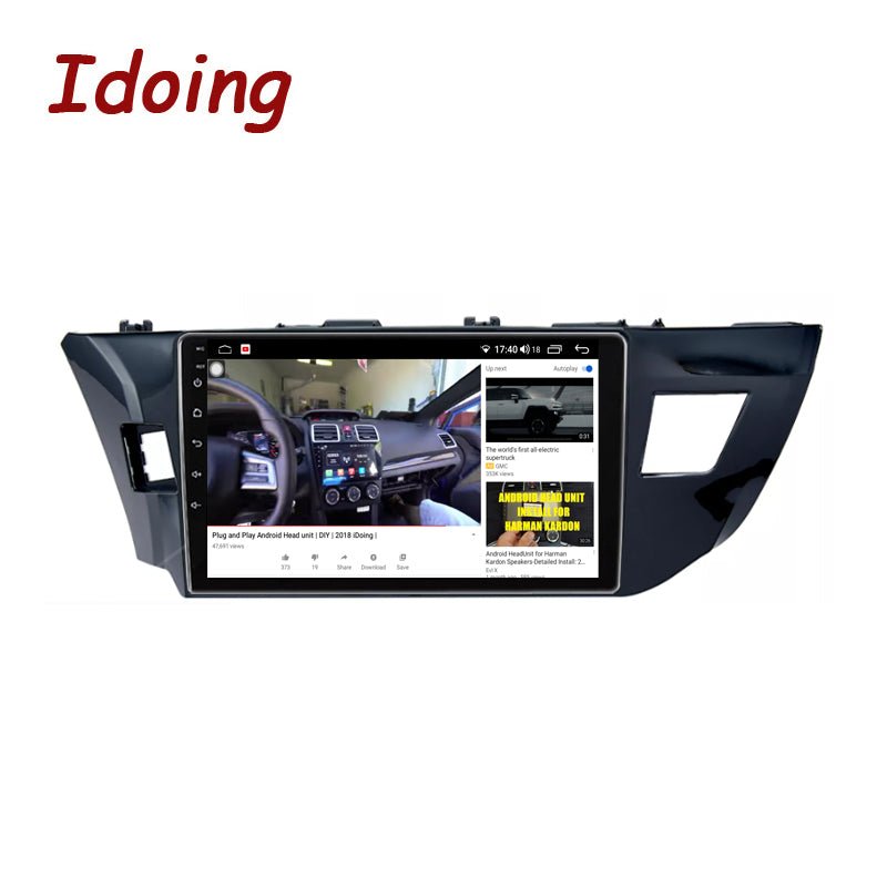 Idoing Head Unit for Toyota Corolla 2012 - 2016 *Wireless Apple CarPlay & Android Auto - JDMuscleHead UnitsIDOING-COR11
