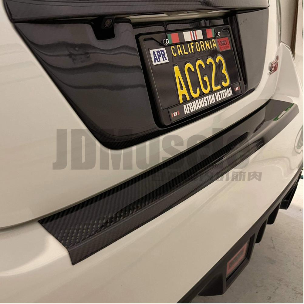 JDMuscle Tanso Carbon Fiber Trunk Protective Cover - 2015+WRX/STI