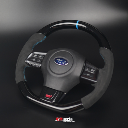 JDMuscle 2015-21 WRX/STI Custom Carbon Fiber Steering Wheel