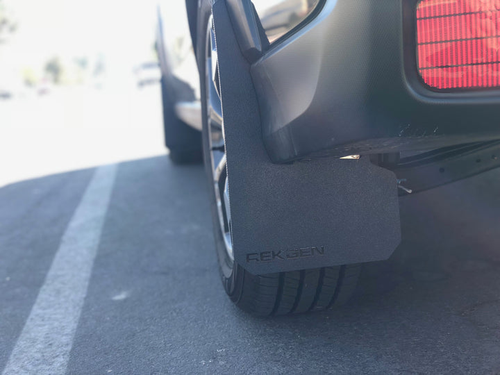 Rek Gen 18-23 Crosstrek Performance Rally Mud Flaps | Black Logo | CT1001