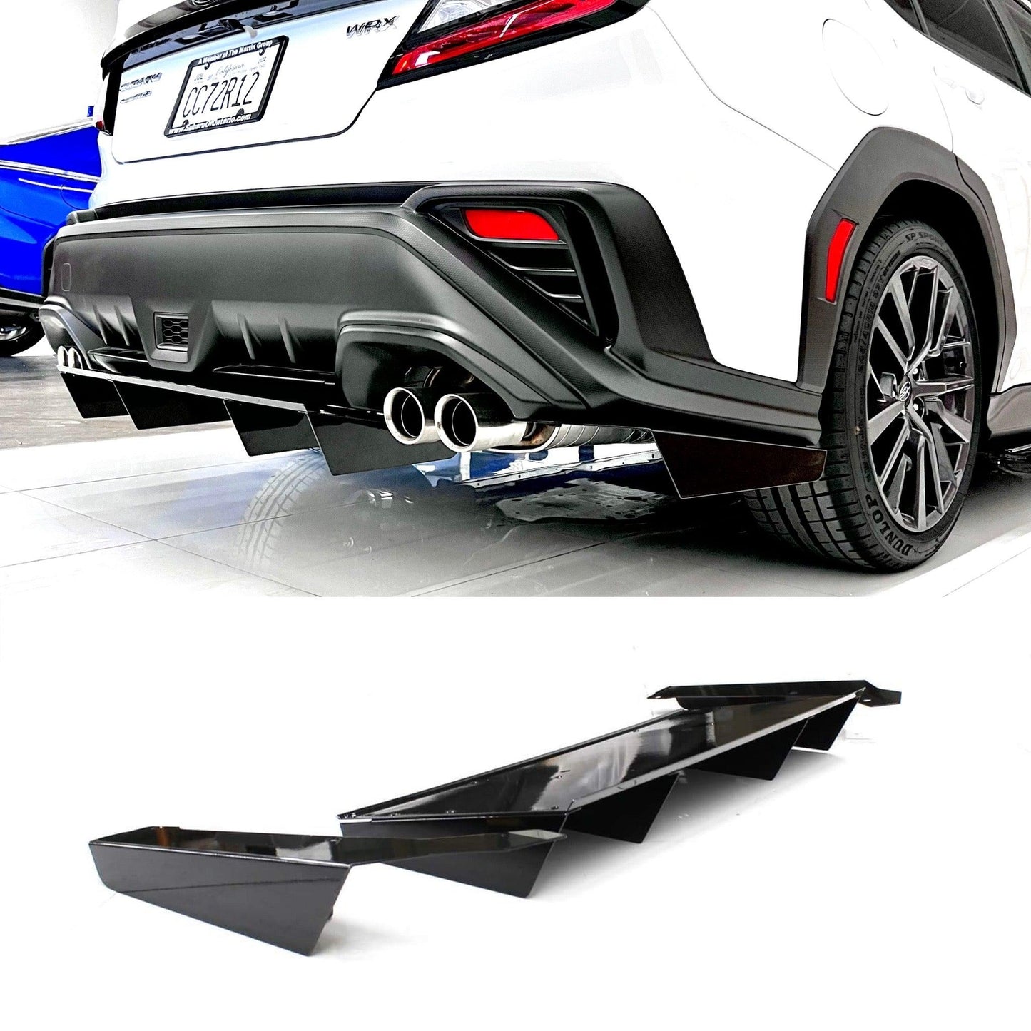 AeroFlowDynamics 22-24 Subaru WRX Rear Diffuser V3