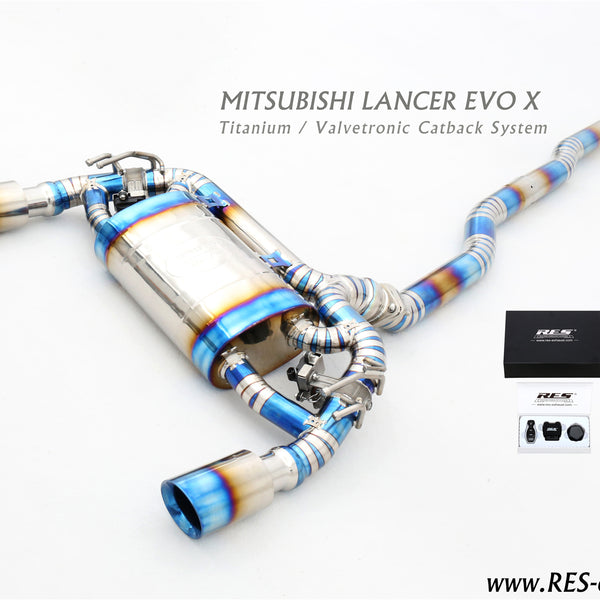 RES Valvetronic Catback Exhaust EVO X JDMuscle