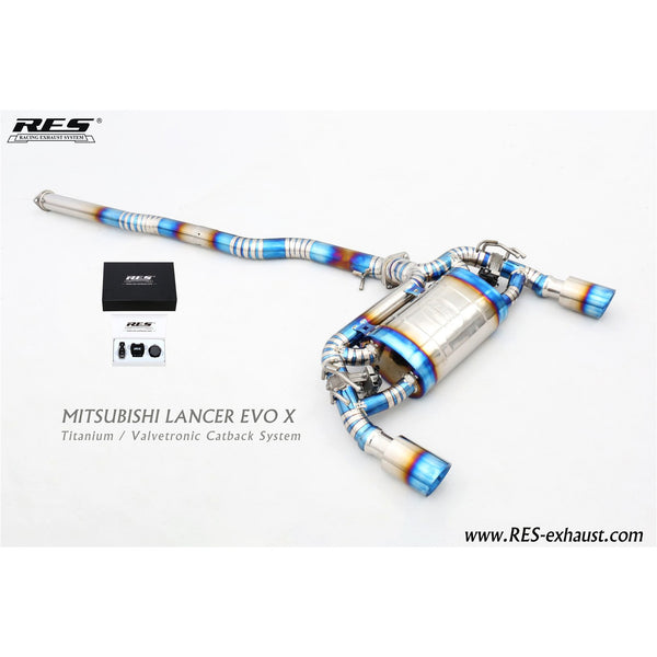 RES Valvetronic Catback Exhaust EVO X JDMuscle