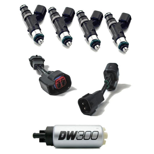 Injector Dynamics 1340cc Top Feed Injectors + Adapters + Deatschwerks 300C Fuel Pump Subaru WRX 2008-2014 / STI 2008-2019-1300.48.11.WRX.4-90.3-9-309-1008-Fuel System Kits-Injector Dynamics-JDMuscle