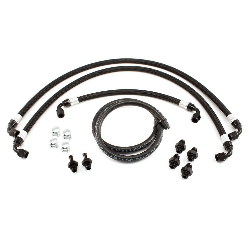 Injector Dynamics Side Feed Conversion Feed Line Kit Subaru STI 2004-2006 / Legacy GT 2005-2006-SFC FLK-Fuel Lines and Fittings-Injector Dynamics-JDMuscle