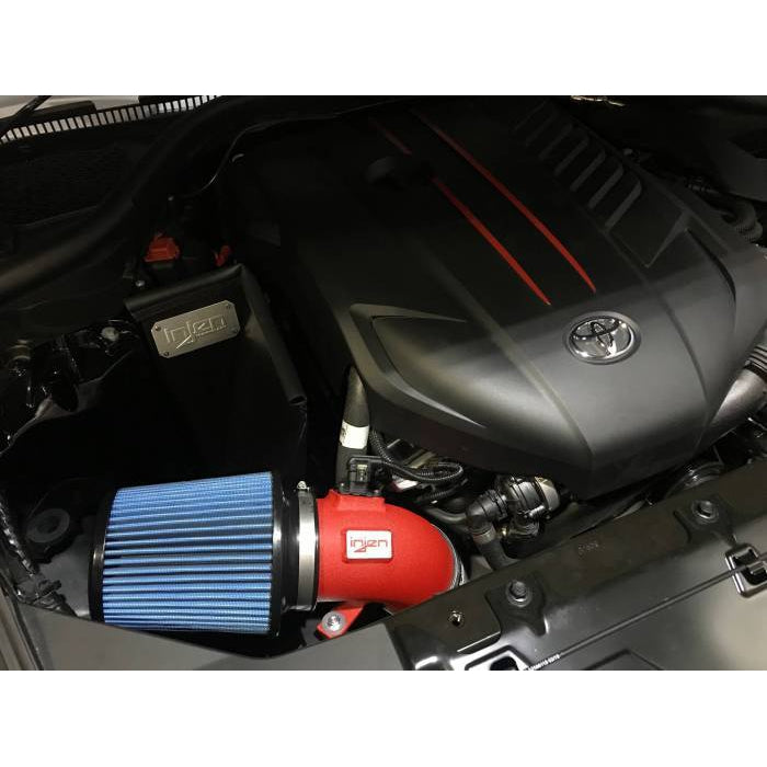 Injen 2020 Toyota Supra L6-3.0L Turbo (A90) SP Cold Air Intake System - Wrinkle Red (SP2300WR)-injSP2300WR-SP2300WR-Cold Air Intakes-Injen-JDMuscle