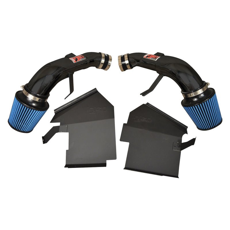 Injen Black Dual Short Ram Intake w/ MR Techn and Heat Shields Infiniti Q50 V6-3.7L 2014-2015 | SP1999BLK - JDMuscleIntakesinjSP1999BLK