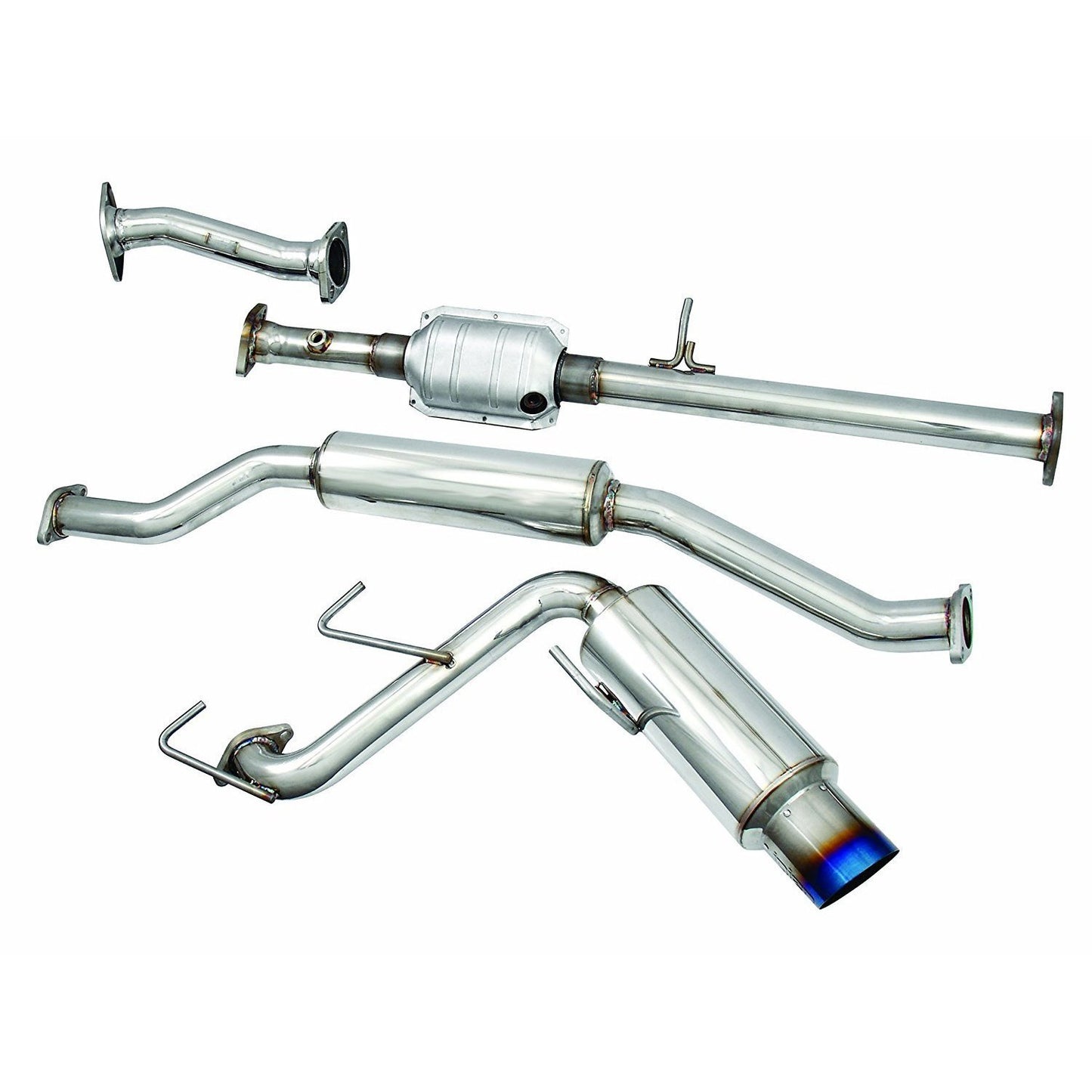 Injen Cat Back Exhaust w/ Titanium Tip Mitsubishi Lancer 2008-2011 (SES1835TT-1)-injSES1835TT-1-SES1835TT-1-Cat Back Exhaust System-Injen-JDMuscle