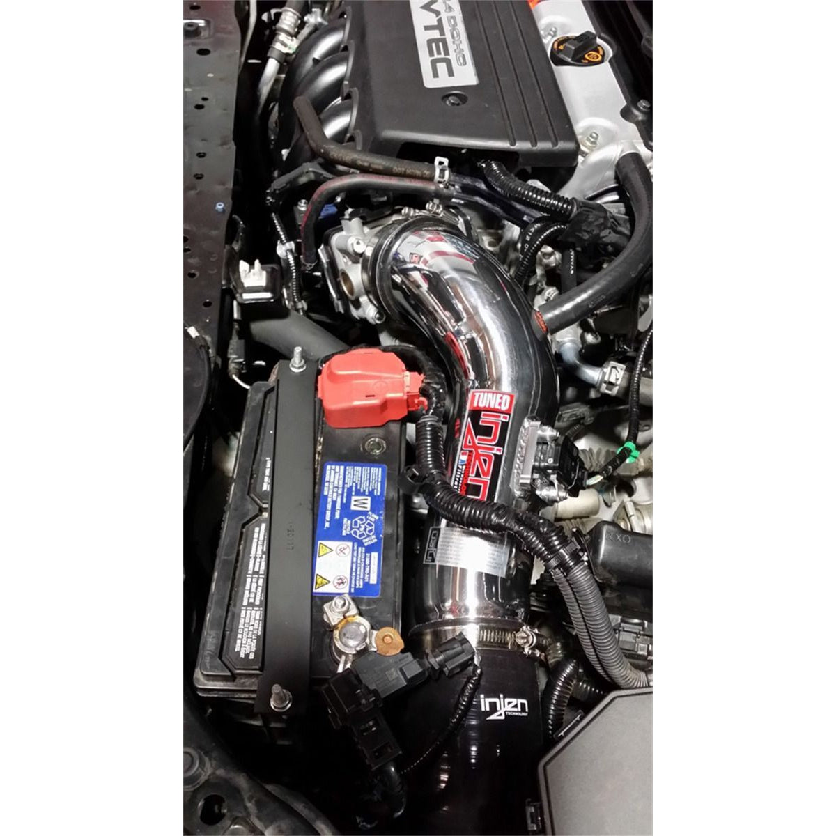 Injen Wrinkle Red Cold Air Intake w/MR Tech Honda Civic SI 2012-2015 (SP1575WR)-injSP1575WR-SP1575WR-Cold Air Intakes-Injen-JDMuscle