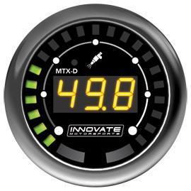 Innovate MTX-D Fuel Pressure Gauge 0-145psi - Universal (3917)-inn3917-3917-Fuel Pressure Regulator Gauges-Innovate Motorsports-JDMuscle