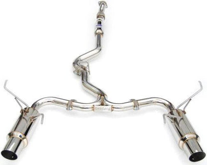 Invidia [22 - 26 WRX] N1 Twin Outlet Single Layer SS Tip Cat - Back Exhaust | HS22WRXGTP - JDMuscleCat Back Exhaust SysteminvHS22WRXGTP