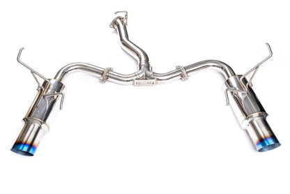 Invidia [22 - 26 WRX] N1 Twin Outlet Single Layer Tip Cat - Back Exhaust | HS22WRXGTT - JDMuscleCat Back Exhaust SysteminvHS22WRXGTT