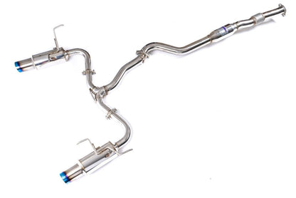 Invidia [22 - 26 WRX] N1 Twin Outlet Single Layer Tip Cat - Back Exhaust | HS22WRXGTT - JDMuscleCat Back Exhaust SysteminvHS22WRXGTT