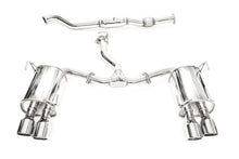 Invidia [22 - 26 WRX] Q300 Rolled Stainless Steel Tip Cat - Back Exhaust | HS22WRXG3S - JDMuscleCat Back Exhaust SysteminvHS22WRXG3S