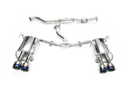 Invidia [22 - 26 WRX] Q300 Rolled Titanium Tip Cat - Back Exhaust | HS22WRXG3T - JDMuscleCat Back Exhaust SysteminvHS22WRXG3T