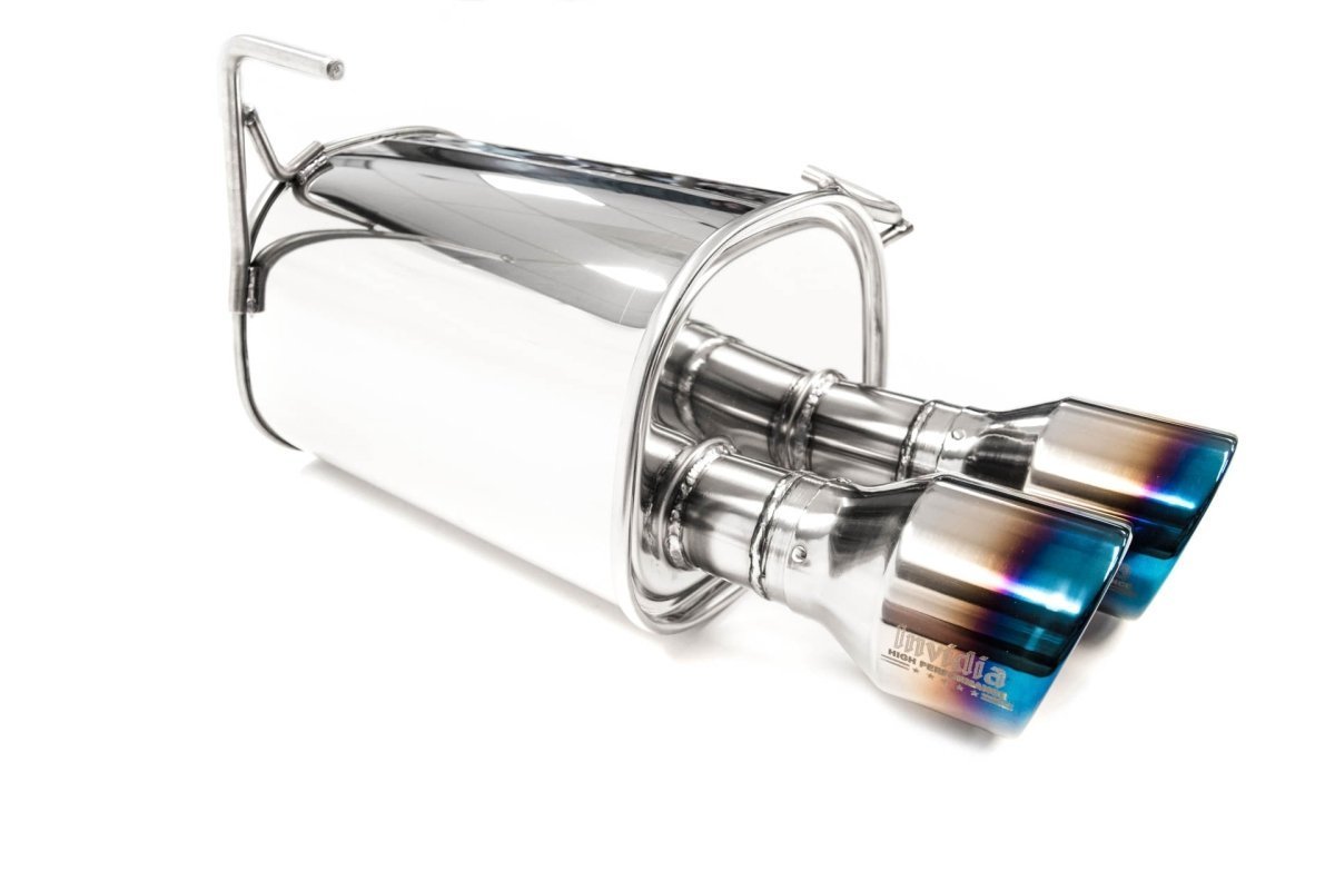Invidia [22 - 26 WRX] Q300 Rolled Titanium Tip Cat - Back Exhaust | HS22WRXG3T - JDMuscleCat Back Exhaust SysteminvHS22WRXG3T