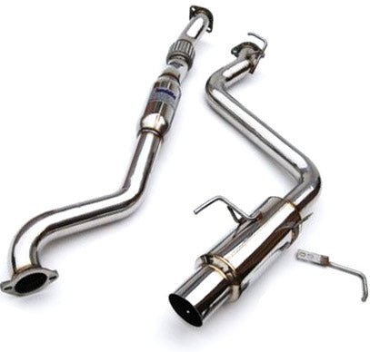 Invidia [22 - 26 WRX] Single N1 Stainless Steel Tip Cat - Back Exhaust | HS22SW4GTP - JDMuscleCat Back Exhaust SysteminvHS22SW4GTP