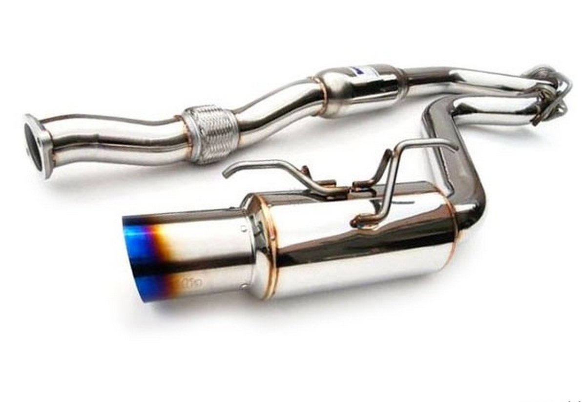 Invidia [22 - 26 WRX] Single N1 Titanium Burnt Tip Cat - back Exhaust | HS22SW4GTT - JDMuscleCat Back Exhaust SysteminvHS22SW4GTT
