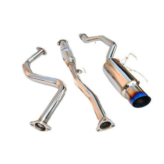 Invidia 60mm Titanium Tip Cat Back Exhaust Honda Civic Coupe/Sedan 1992-2000 (HS92HC2GTT)-invHS92HC2GTT-HS92HC2GTT-Cat Back Exhaust System-Invidia-JDMuscle