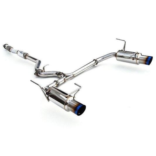 Invidia Dual N1 Single Layer Titanium Tip Cat Back Exhaust Subaru Legacy GT 2010-2012 (HS10SL1GTT)-invHS10SL1GTT-HS10SL1GTT-Cat Back Exhaust System-Invidia-JDMuscle