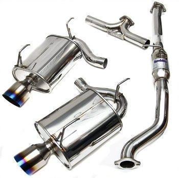 Invidia Dual Titanium Tip Q300 Cat Back Exhaust Honda S2000 2000-2009 (HS00HS1G2T)-invHS00HS1G2T-HS00HS1G2T-Cat Back Exhaust System-Invidia-JDMuscle