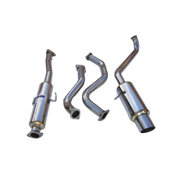 Invidia N1 Cat Back Exhaust Honda CRX 1988-1991 (HS88HCXGTP)-invHS88HCXGTP-HS88HCXGTP-Cat Back Exhaust System-Invidia-JDMuscle