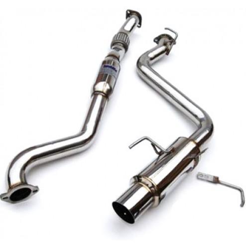 Invidia N1 Cat Back Exhaust Single Tip Subaru WRX Sedan 2008-2014 / STI Sedan 2011-2014 (HS08SW4GTP)-invHS08SW4GTP-HS08SW4GTP-Cat Back Exhaust System-Invidia-JDMuscle