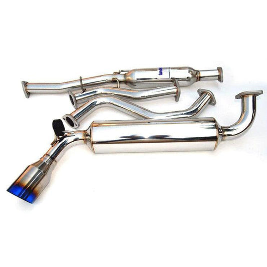 Invidia N1 Cat Back Exhaust Titanium Tip Honda Civic Hatchback 1988-1991 (HS88HC3GTT)-invHS88HC3GTT-HS88HC3GTT-Cat Back Exhaust System-Invidia-JDMuscle