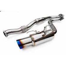 Invidia [08-14 WRX/STI Hatchback] N1 Street Burnt Titanium Tip Cat Back Exhaust | HS08SW5GTT