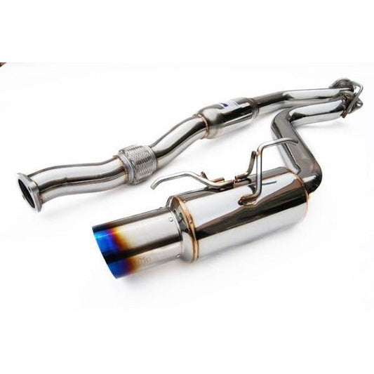 Invidia N1 Street Burnt Titanium Tip Cat Back Exhaust Subaru WRX / STI 2008-2014 Hatchback (HS08SW5GTT)-invHS08SW5GTT-HS08SW5GTT-Cat Back Exhaust System-Invidia-JDMuscle