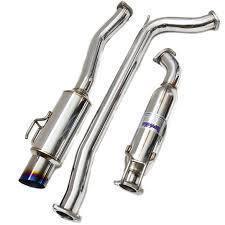 Invidia N1 Titanium Tip Cat Back Exhaust Honda Civic Si Coupe 2006-2011 (HS06HC2GTT)-invHS06HC2GTT-HS06HC2GTT-Cat Back Exhaust System-Invidia-JDMuscle