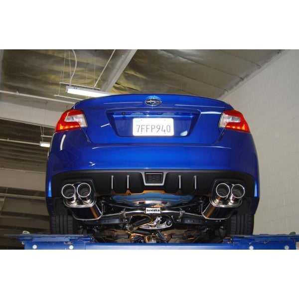Invidia Q300 Cat Back Exhaust SS Rolled Tips Subaru WRX / STI 2015-2019 (HS15STIG3S)-invHS15STIG3S-HS15STIG3S-Cat Back Exhaust System-Invidia-JDMuscle
