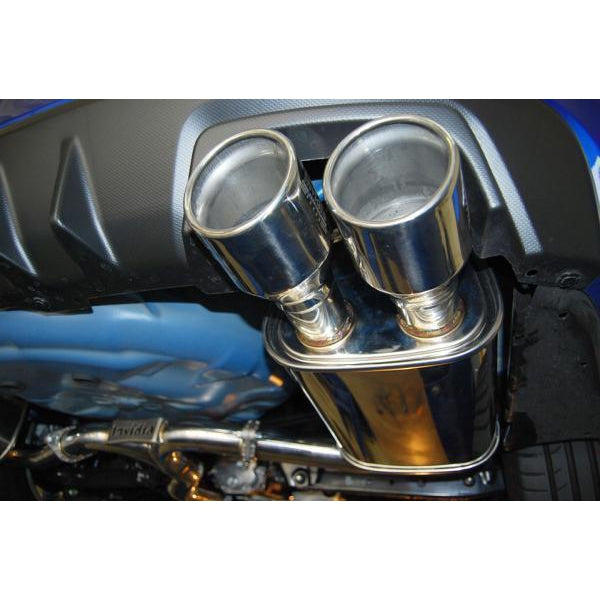 Invidia Q300 Cat Back Exhaust SS Rolled Tips Subaru WRX / STI 2015-2019 (HS15STIG3S)-invHS15STIG3S-HS15STIG3S-Cat Back Exhaust System-Invidia-JDMuscle