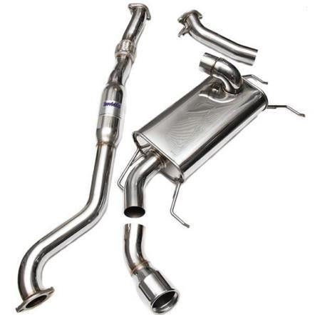 Invidia Q300 Cat Back Exhaust Subaru WRX Hatchback 2008-2010 (HS08SW5GT3)-invHS08SW5GT3-HS08SW5GT3-Cat Back Exhaust System-Invidia-JDMuscle