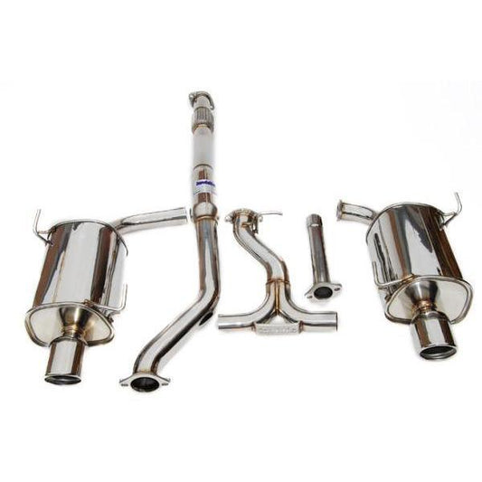 Invidia Q300 Dual Tip Cat Back Exhaust WRX Sedan 2008-2014 / STI Sedan 2011-2014 / Forester XT 2009-2013 (HS08SW4GT3)-invHS08SW4GT3-HS08SW4GT3-Cat Back Exhaust System-Invidia-JDMuscle