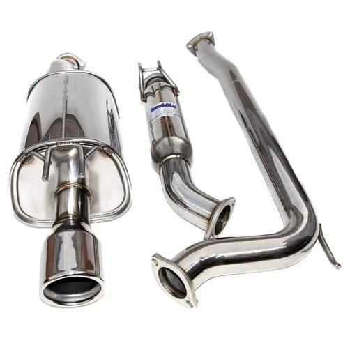 Invidia Q300 Rolled Stainless Steel Tip Cat Back Exhaust Honda Civic Si Coupe 2012-2014 (HS12HC2G3S)-invHS12HC2G3S-HS12HC2G3S-Cat Back Exhaust System-Invidia-JDMuscle