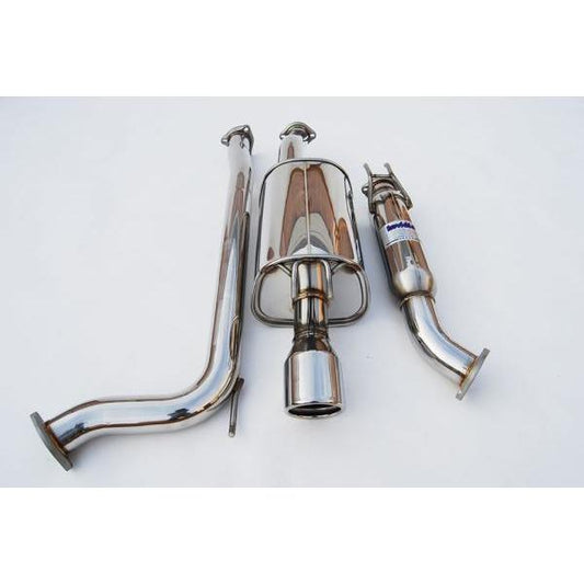 Invidia Q300 Rolled Titanium Tip Cat Back Exhaust Acura TSX 2004-2008 (HS06TSXG3T)-invHS06TSXG3T-HS06TSXG3T-Cat Back Exhaust System-Invidia-JDMuscle