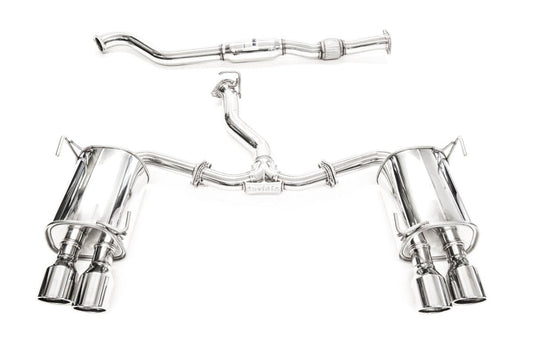 Invidia 22-24 WRX Q300 Rolled Stainless Steel Tip Cat-Back Exhaust | HS22WRXG3S