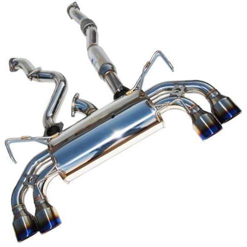 Invidia Q300 Titanium Tip Cat Back Exhaust STI 2008-2014 / WRX 2011-2014 Hatchback (HS08STIG3T)-invHS08STIG3T-HS08STIG3T-Cat Back Exhaust System-Invidia-JDMuscle