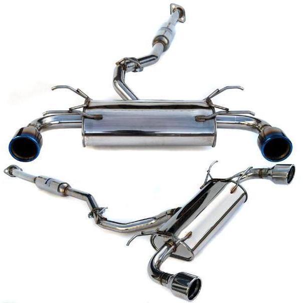 Invidia Q300 w/ Rolled Titanium Tips Cat Back Exhaust Scion FR-S 2013-2016 / Subaru BRZ / Toyota FT-86 2013-2019 (HS12SSTG3T)-invHS12SSTG3T-HS12SSTG3T-Cat Back Exhaust System-Invidia-JDMuscle