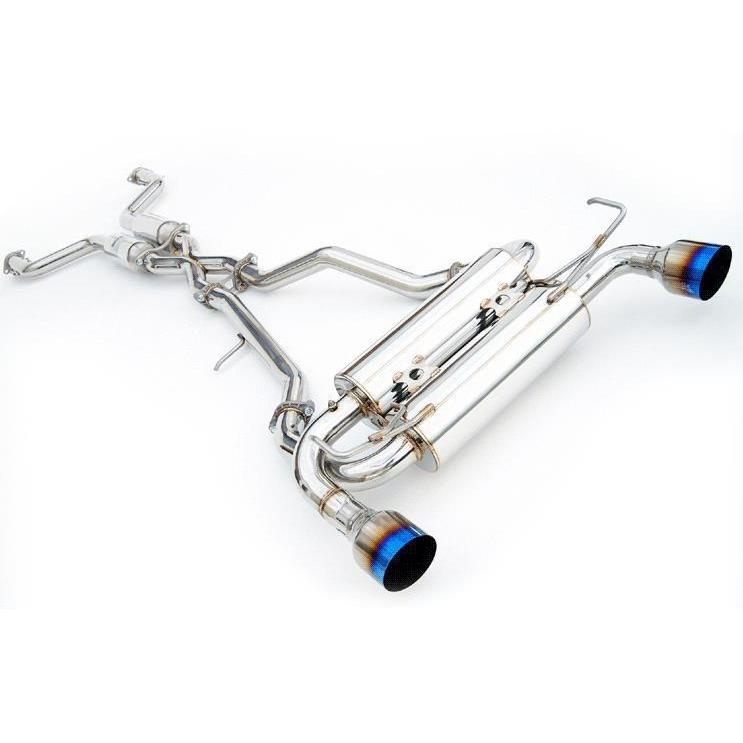 Invidia Q300 w/ Single Layer Titanium Tips Cat Back Exhaust Infiniti Q50 2014+ (HS14IQ5GIT)-invHS14IQ5GIT-HS14IQ5GIT-Cat Back Exhaust System-Invidia-JDMuscle