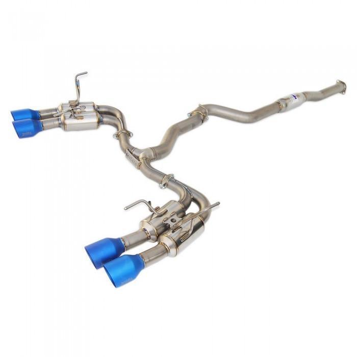 Invidia R400 Gemini Quad Cat Back Exhaust Full Titanium Subaru WRX / STI 2015-2019 (HS15STI5TG4ST)-invHS15STI5TG4ST-HS15STI5TG4ST-Cat Back Exhaust System-Invidia-JDMuscle