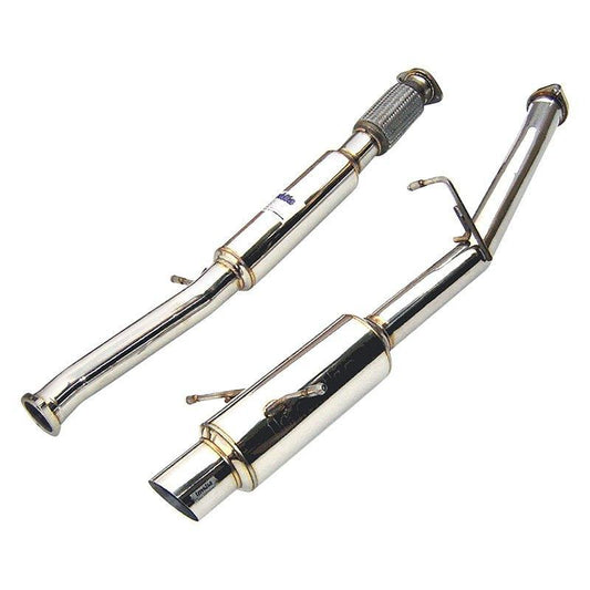 Invidia Regular Stainless Steel Tip N1 Muffler Cat Back Exhaust WRX / STI 2002-2007 (HS02SW1GTP)-invHS02SW1GTP-HS02SW1GTP-Cat Back Exhaust System-Invidia-JDMuscle